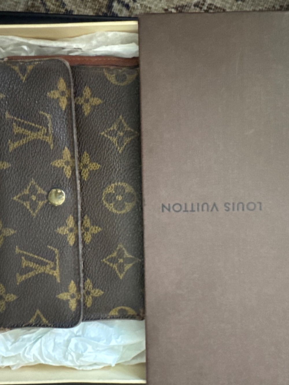 Vintage LOUIS VUITTON MONOGRAMMED WALLET